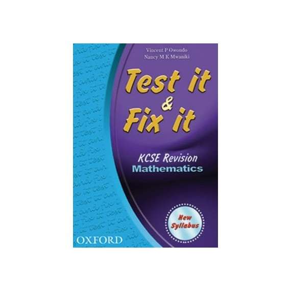 Oxford Test It and Fix It Mathematics