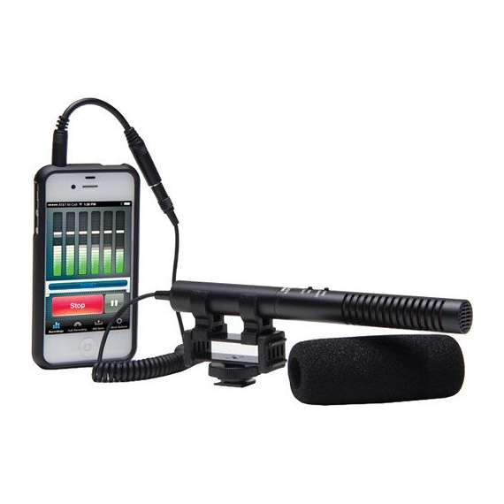 Azden SGM-990+i Shotgun Microphone for Mobile Device Recording