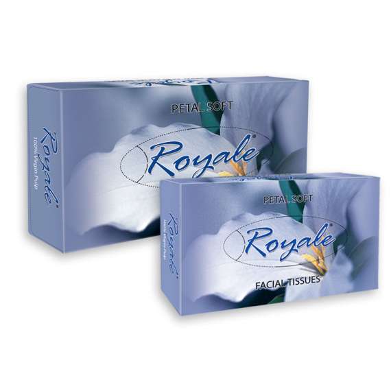 Royale Petal  Junior Size Soft Facial Tissue