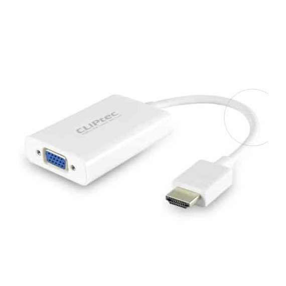 HDMI to VGA Adaptor with Audio and Power Adaptor