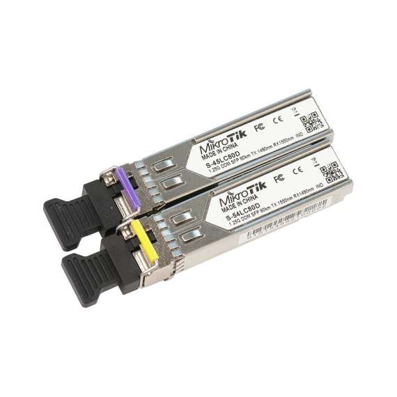 MikroTik 1.25G 80km S-4554LC80D SFP  Module(a pair)