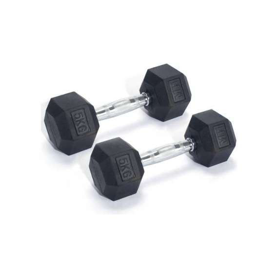 York Hex 2 x 5 KG Dumbbell, 2 image