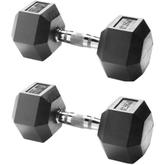 Hex 2 x 12.5 KG Dumbbell, 2 image