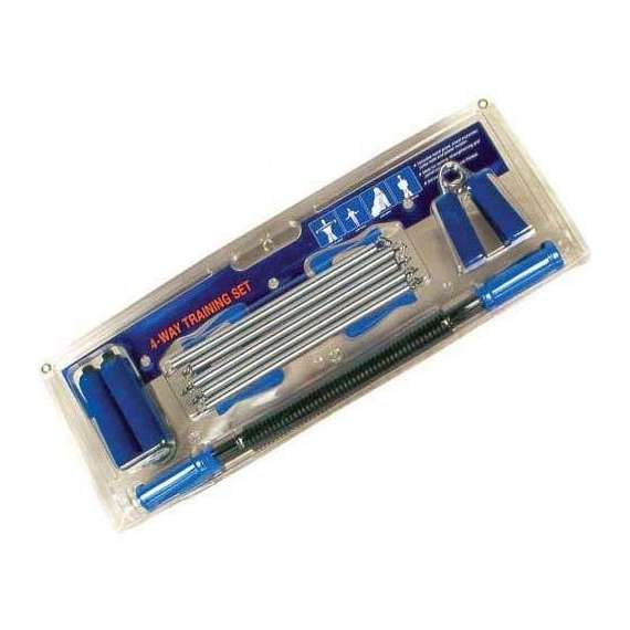 4-Way Training Set (2 Hand Grip, Skipping Rope, Bender & Chestpull), 5 image