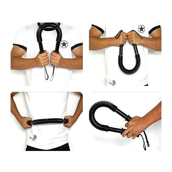 4-Way Training Set (2 Hand Grip, Skipping Rope, Bender & Chestpull), 3 image