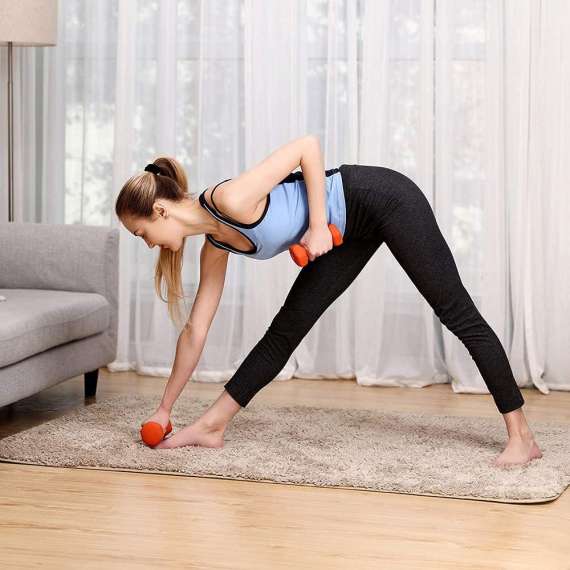 YDYBB 2 Kg Pink Rubber Dumbbell, 2 image