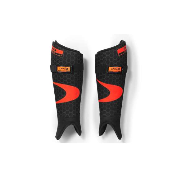 Dita Ortho UPZ 16 (S,M & L) Orange/Black Hockey Shin Guard
