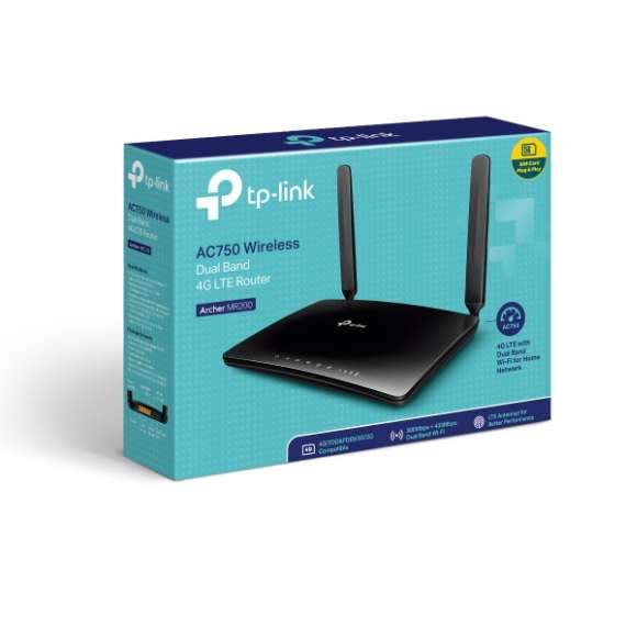 TP-Link Archer MR200 AC750 Wireless Dual Band 4G LTE Router, 3 image