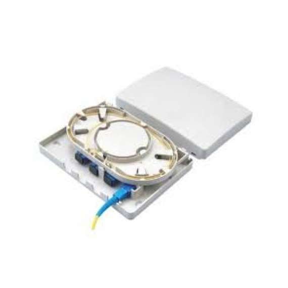 Fibre  optic 4 port Faceplate