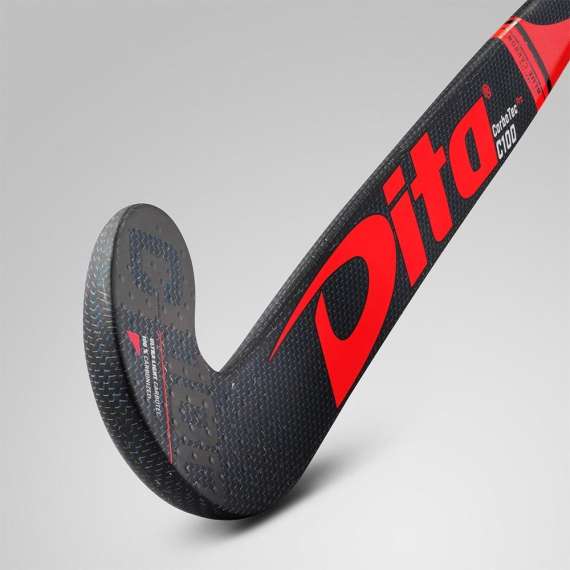 Dita Carbotec Pro C100 X-Bow 36.5" UL Red/Black Hockey Stick, 2 image