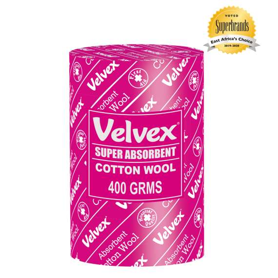Velvex 400gms 15Pack Cotton Wool Rolls, 2 image