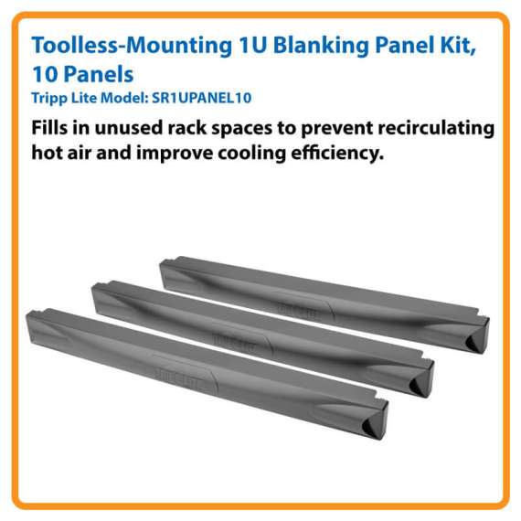 Tripp Lite 1U Blanking Panel Kit, 2 image