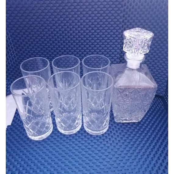 Whisky Decanter With Glasses 1000ml
