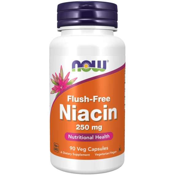 Now Flush Free 250mg 90Capsules Niacin Supplement