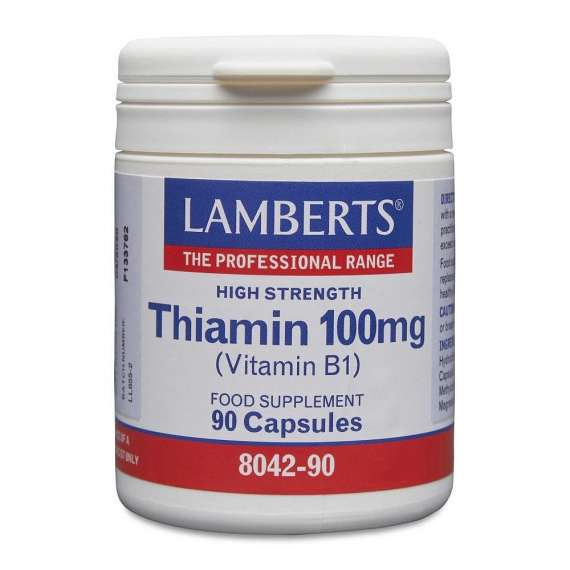 Lamberts 100mg Thiamin 90 Capsules Supplement