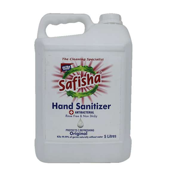 Safisha 5Litres 4Pack Hand Sanitizer Gel