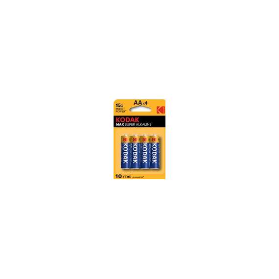 Kodak 4Pack AA Alkaline Batteries
