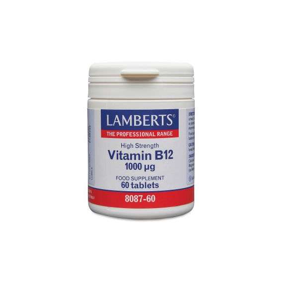 Lamberts 1000mcg Vitamin B12 60 Tablets Supplements