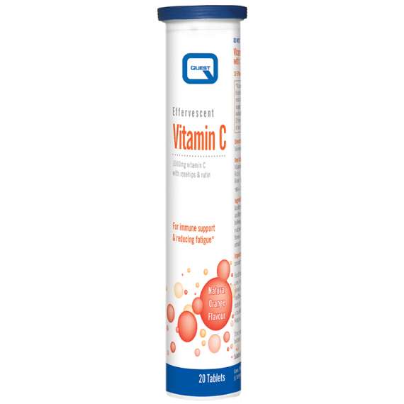 Quest 1000mg Effervescent Vitamin C 20 Tablets Supplement, 2 image