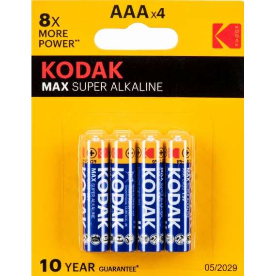 Kodak 4Pack AAA Alkaline Batteries