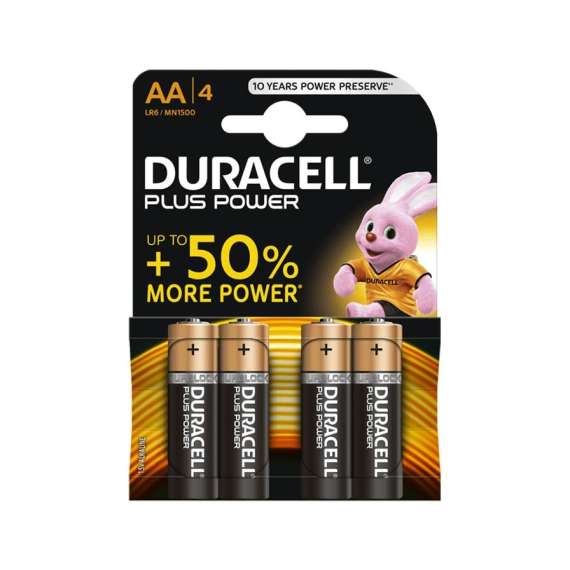 Duracell 4Pack AA alkaline Batteries