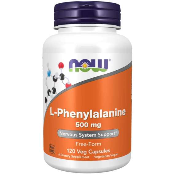 Now 120's L-Phenylalanine 500 mg Veg Capsules