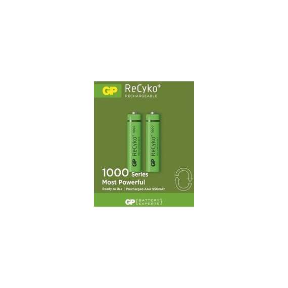 GP ReCyko1000 Series 950mAh 6x2 AAA Battery