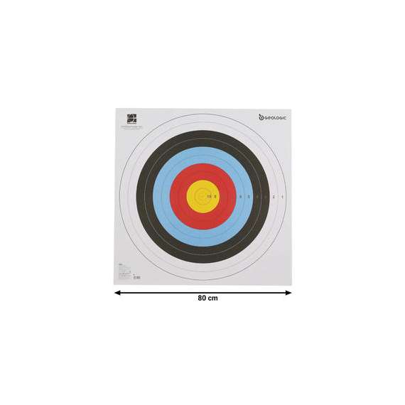 Geologic 5 Faces 80x80cm Archery Target, 2 image
