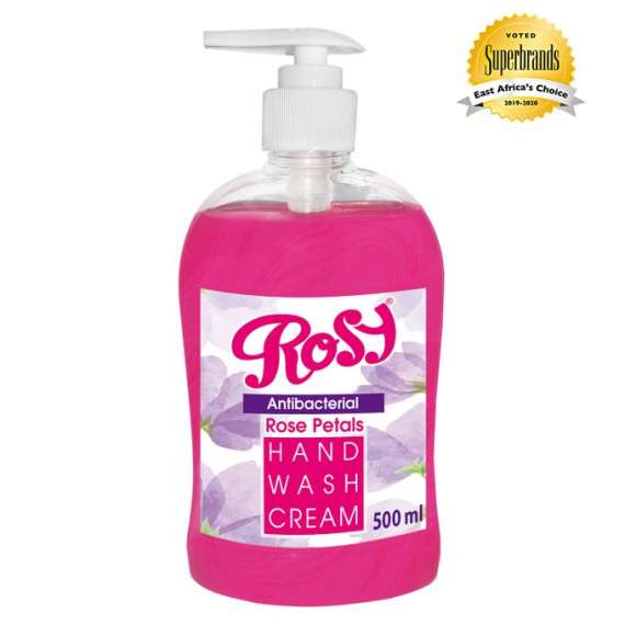 Rosy 500ml Rose Petals  Cream Hand Wash With Pump