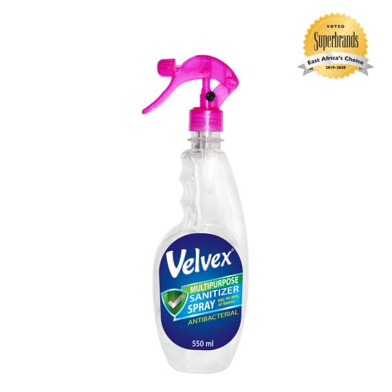 Velvex 530ml 6Pack Multipurpose Hand Sanitizer Spray, Sterilizer Scents: Fragrance Free
