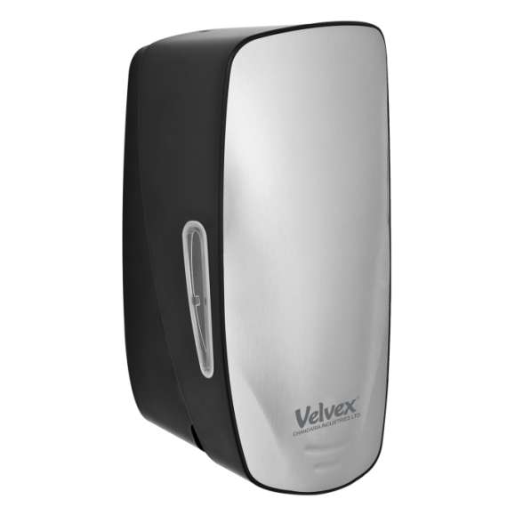 Velvex Mercury 900ml Manual Stainless Steel Foam Dispenser