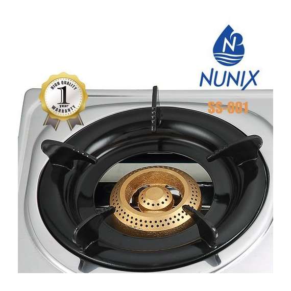 Nunix SS-001 Double Burner Gas stove, 2 image