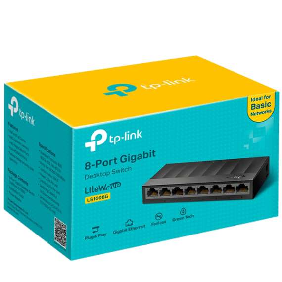 TP-Link TL-LS1008G 8-Port 10/100/1000Mbps Desktop Switch, 2 image
