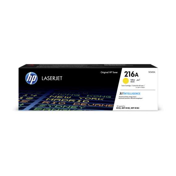 HP W2412A 216A Yellow Original LaserJet Toner Cartridge, 2 image