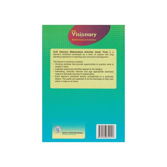 KLB Visionary Mathematical Activities Grade 3 Learner's Book, 2 image
