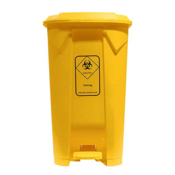 Generic Biohazard 100 Litres Pedal Bins without Wheels