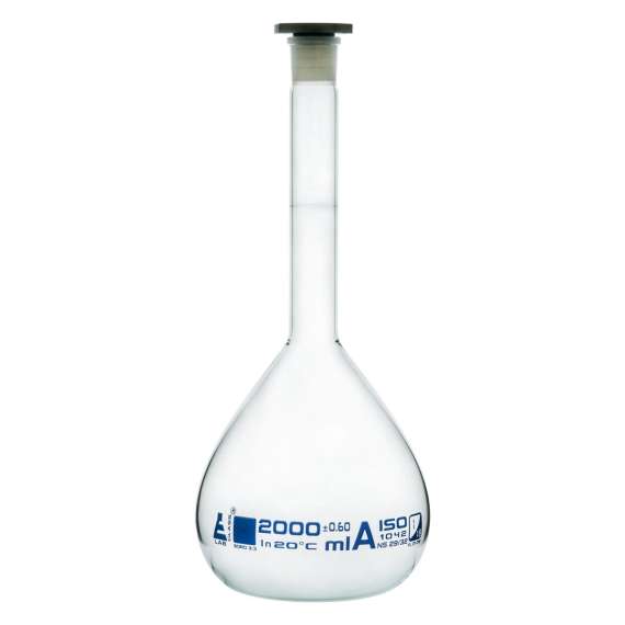Griffchem 2000ml Glass Volumetric Flask