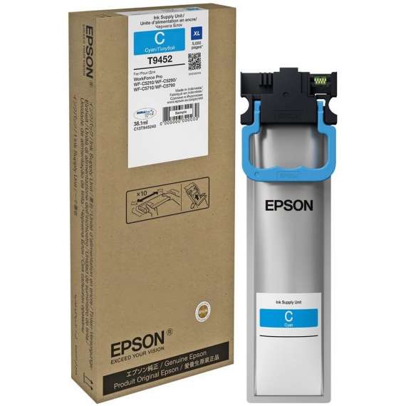 Epson C13T945240 XL WF-C5XXX Series Cyan Ink Cartridge, 2 image