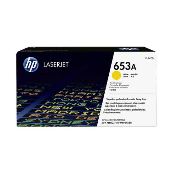 HP 653A (CF322A) Yellow Original LaserJet Toner Cartridge