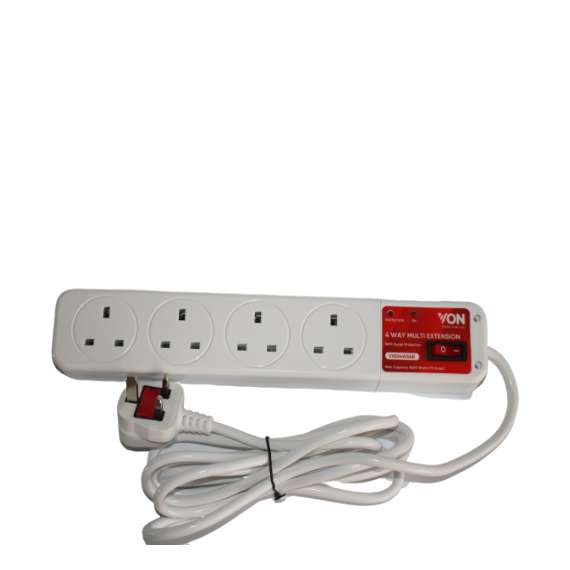 Von Hotpoint VXE04WSAB 4 Way Extension Cable