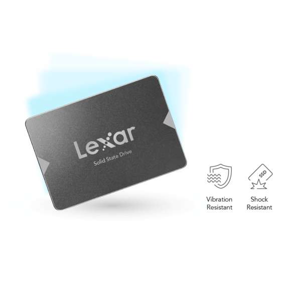 Lexar NS100 2.5″ SATA (6Gb/s)  256GB Internal SSD