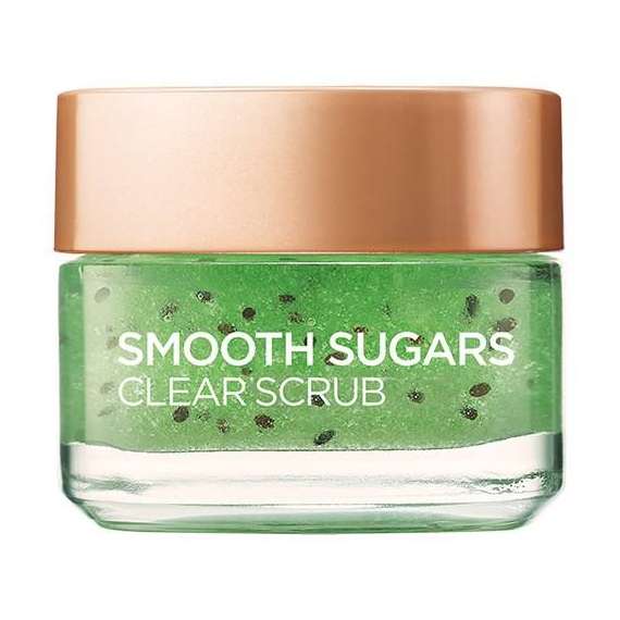 L'Oréal Paris Smooth Sugar Clear Kiwi Face and Lip Scrub
