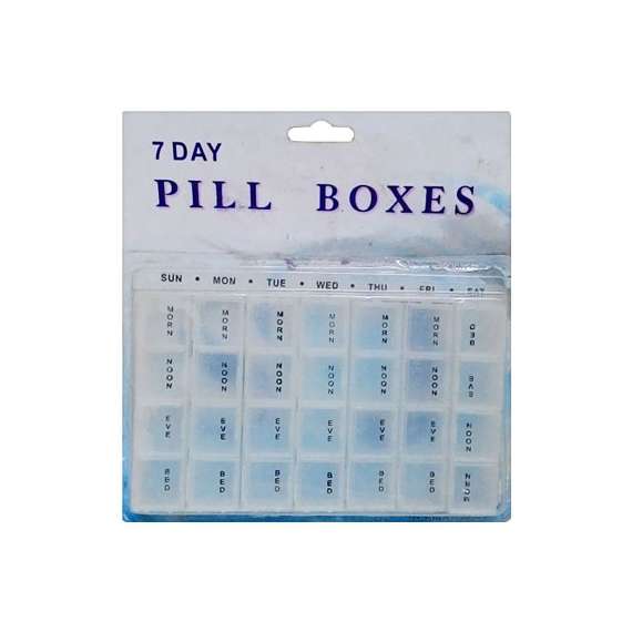 Generic 4 Compartment 7 Day Pill Box, 2 image