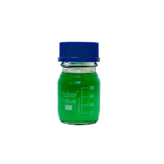Borosil 100ml Media Culture Bottle