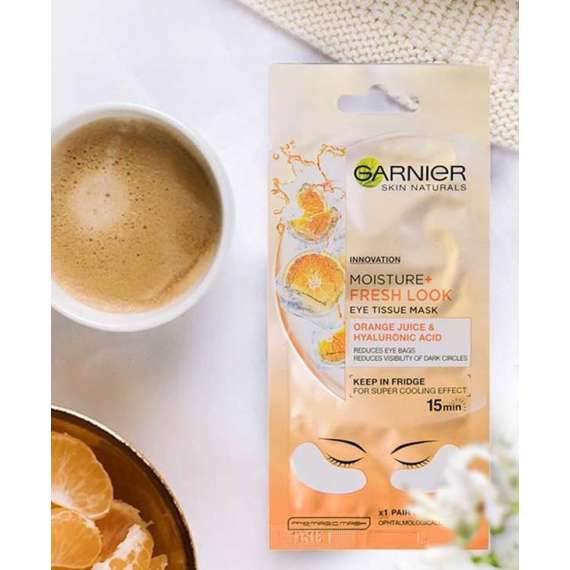 Garnier Moisture Bomb Orange Juice  Eye Tissue Mask, 2 image