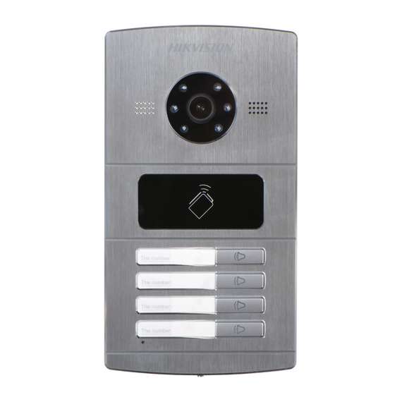 Hikvision DS-KV8402-IM 4-Channel Outdoor Video Intercom Door Station