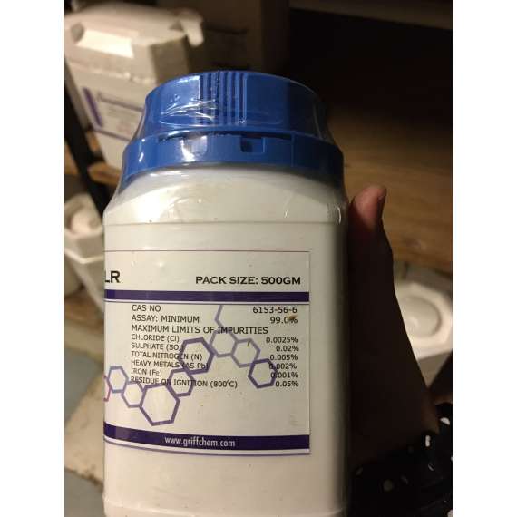 Griffchem 500g Oxalic Acid Dihydrate Lab Reagent, 2 image