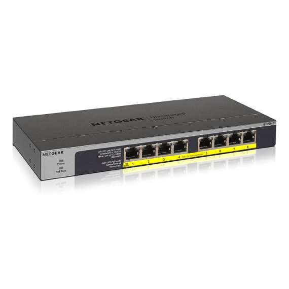 NETGEAR GS108LP 8-Port Gigabit Ethernet Unmanaged PoE Switch