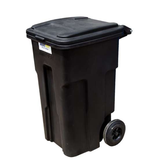 TopTank 360Litres Garbage Bin with Wheels, 2 image