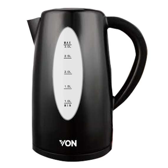 Von Hotpoint VSKL03BNK 3L Cordless Kettle